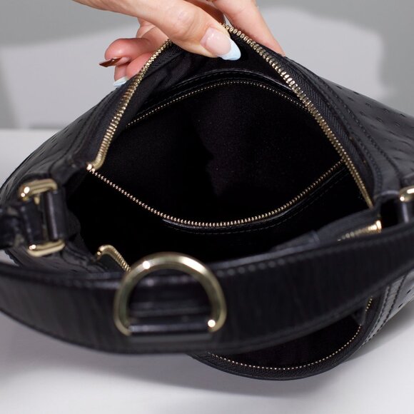 Gucci Black Perforated Leather Reins Hobo Bag (Tom Ford Era) - Picture 8 of 16